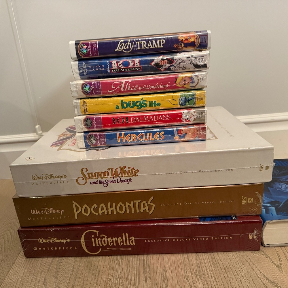 RARE DISNEY COLLECTORS VHS SET